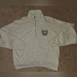 Sporty and Rich Beverly Hills Quarter Zip Sweatshirt Size Medium
